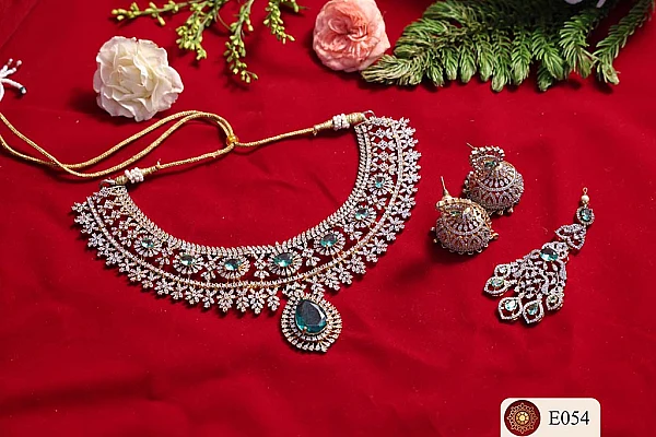 South Indian engagement jewellery set E054 available for rental