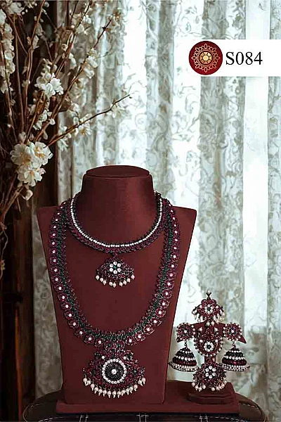 Traditional South Indian classical dance jewellery set D003 available for rental