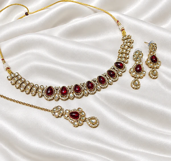 South Indian engagement jewellery set E063 available for rental