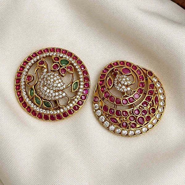South Indian Sun and Moon jewellery set SM003 available for rental