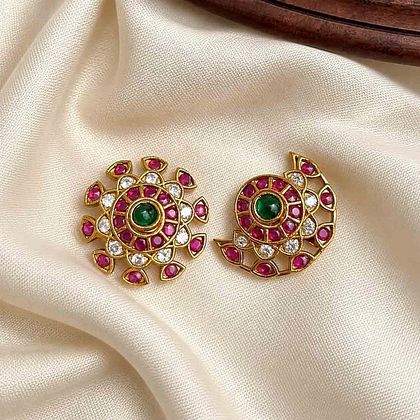 South Indian Sun and Moon jewellery set SM005 available for rental