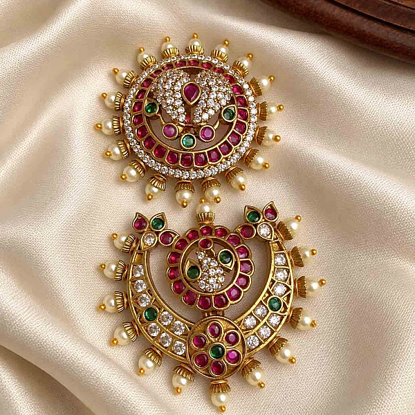 South Indian Sun and Moon jewellery set SM007 available for rental