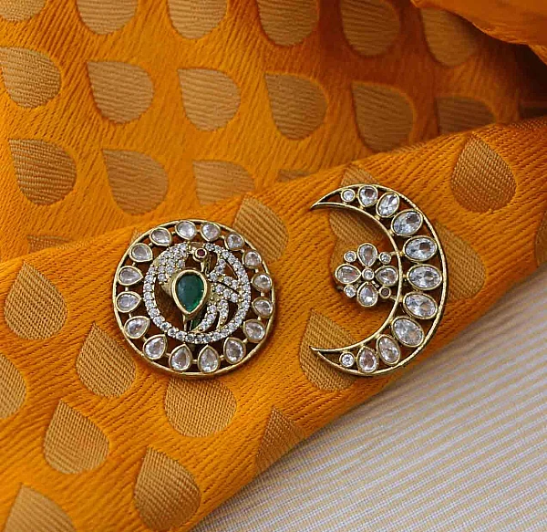 South Indian Sun and Moon jewellery set SM009 available for rental