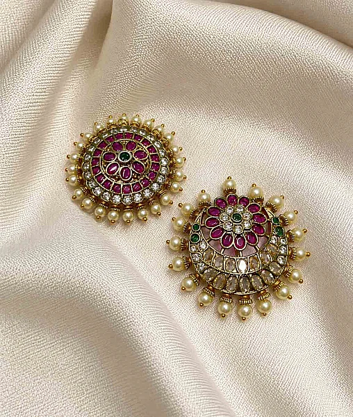 South Indian Sun and Moon jewellery set SM015 available for rental
