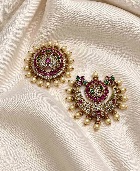 South Indian Sun and Moon jewellery set SM016 available for rental