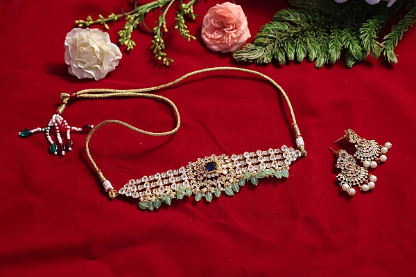 South Indian engagement jewellery set E043 available for rental