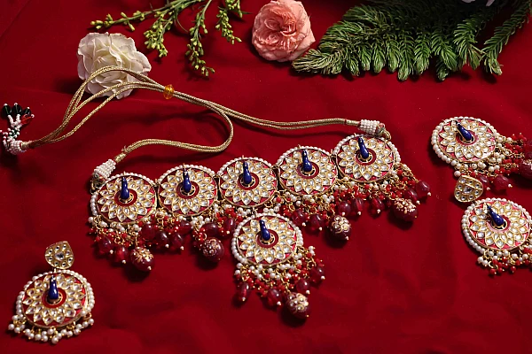 South Indian engagement jewellery set E044 available for rental
