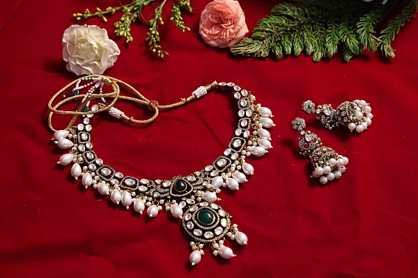 South Indian engagement jewellery set E047 available for rental