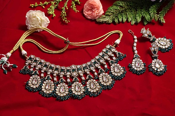 South Indian engagement jewellery set E049 available for rental