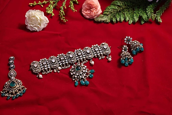 South Indian engagement jewellery set E051 available for rental
