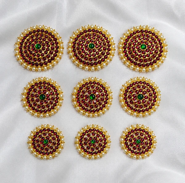 South Indian Hair Ornaments jewellery set H003 available for rental