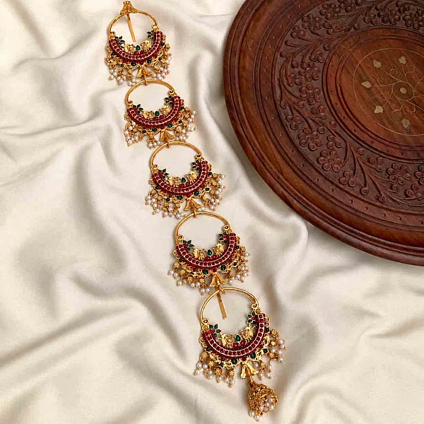 South Indian Hair Ornaments jewellery set H005 available for rental