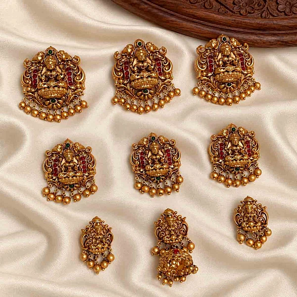 South Indian Hair Ornaments jewellery set H007 available for rental
