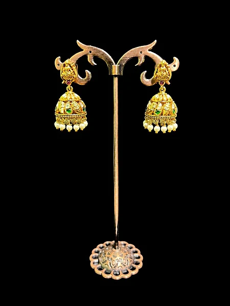 South Indian Jumka jewellery set J127 available for rental