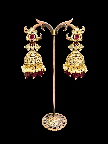 South Indian Jumka jewellery set J129 available for rental