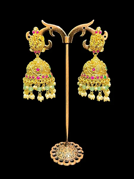 South Indian Jumka jewellery set J138 available for rental