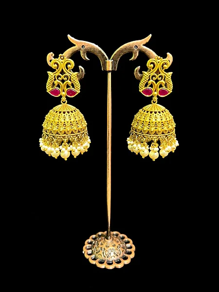 South Indian Jumka jewellery set J139 available for rental